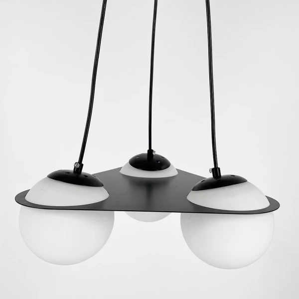 Сучасна люстра Line.F 921 E27 чорний 3944_7307 - Фото 4