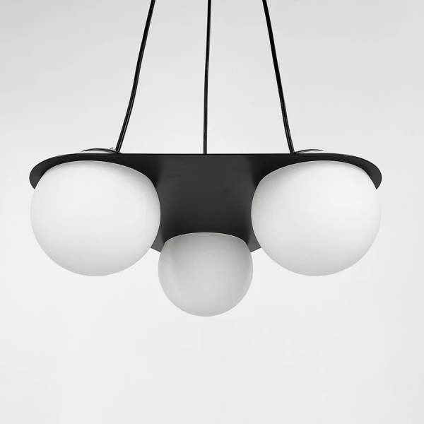 Сучасна люстра Line.F 921 E27 чорний 3944_7307 - Фото 2