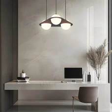 Line.F 921 E27 чорний 3944_7307. Люстра сучасна