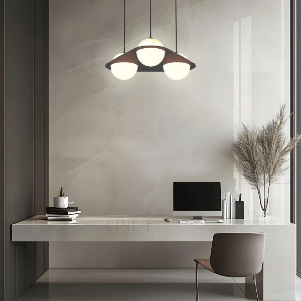 Сучасна люстра Line.F 921 E27 чорний 3944_7307 - Фото 1