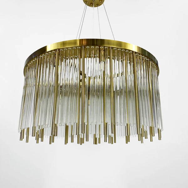 Кришталева люстра Line.F C 16 G9 латунний 3035_6233 - Фото 6