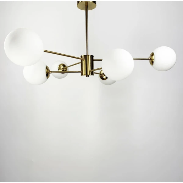 Сучасна люстра Line.F CD 111 BK E27 латунний 2377_3824 - Фото 5