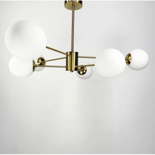 Сучасна люстра Line.F CD 111 BK E27 латунний 2377_3824 - Фото 4