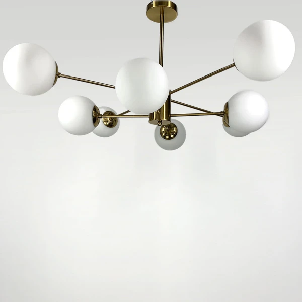 Сучасна люстра Line.F CD 111 BK E27 латунний 2377_3824 - Фото 3