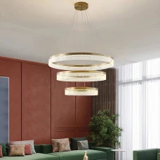 Line.F CO 5 68Вт 4000K золотий 2720_5828. Люстра підвісна