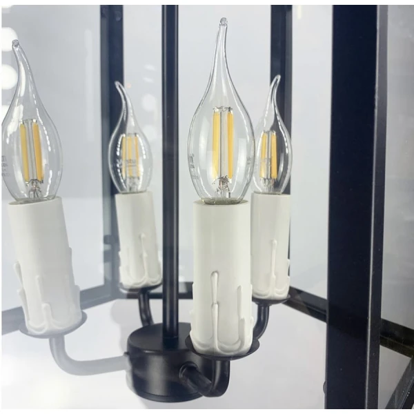 Підвісний світильник Line.F E14 чорний 909_1351 - Фото 7