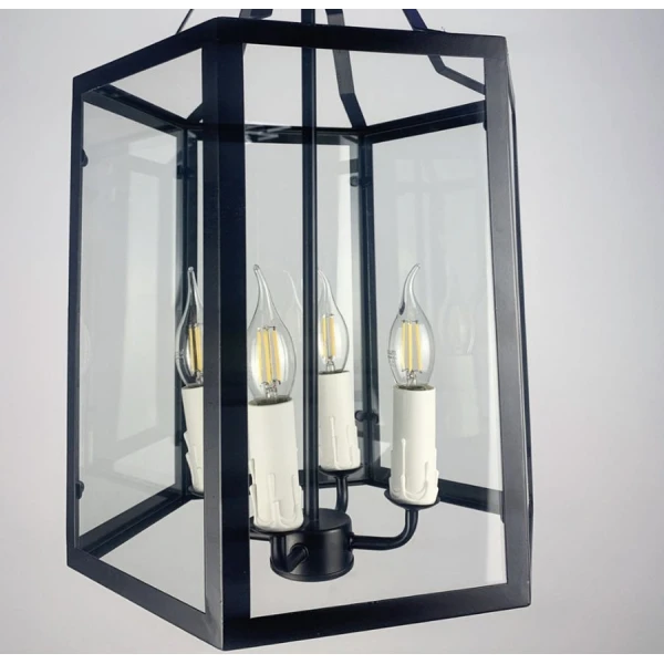 Підвісний світильник Line.F E14 чорний 909_1351 - Фото 5