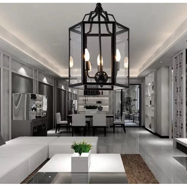 Підвісний світильник Line.F E14 чорний 909_1351 - Фото 2