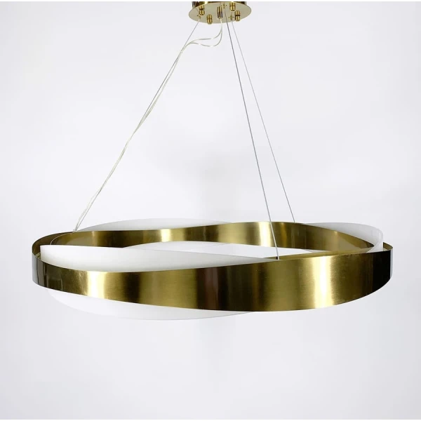 Світлодіодна люстра Line.F J 220 66Вт 3000–4500–6000K латунний 943_1402 - Фото 10