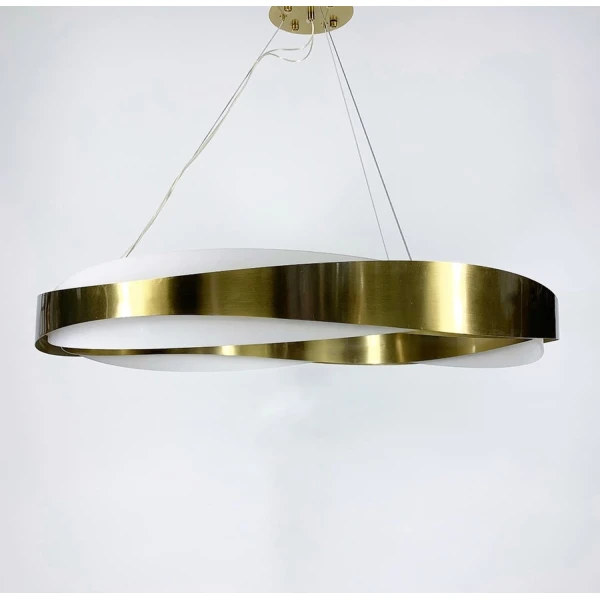 Світлодіодна люстра Line.F J 220 66Вт 3000–4500–6000K латунний 943_1402 - Фото 5