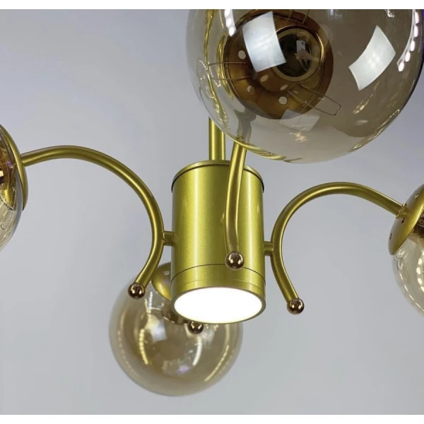 Люстра класична Line.F K 19 E27 золотий 773_1109 - Фото 4