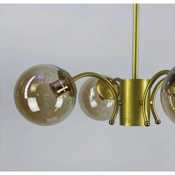 Люстра класична Line.F K 19 E27 золотий 773_1109 - Фото 3