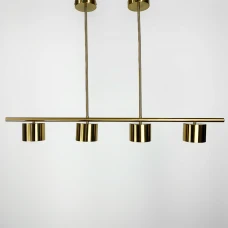 Line.F MJ 118/4 20Вт 3000–4500–6000K латунний 3247_6526. Люстра видовжена