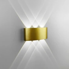 Line.F W 036 6Вт 4000K латунний 3873_7231. Настінний світильник