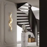 Line.F W 202 8Вт 4000K латунний 4141_7509. Бра