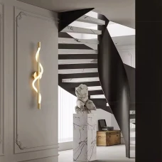 Line.F W 202 8Вт 4000K латунний 4141_7509. Бра