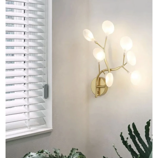 Настінний світильник (бра) Line.F H 686 GD G4; 4000K золотий 1579_2381 - Фото 5