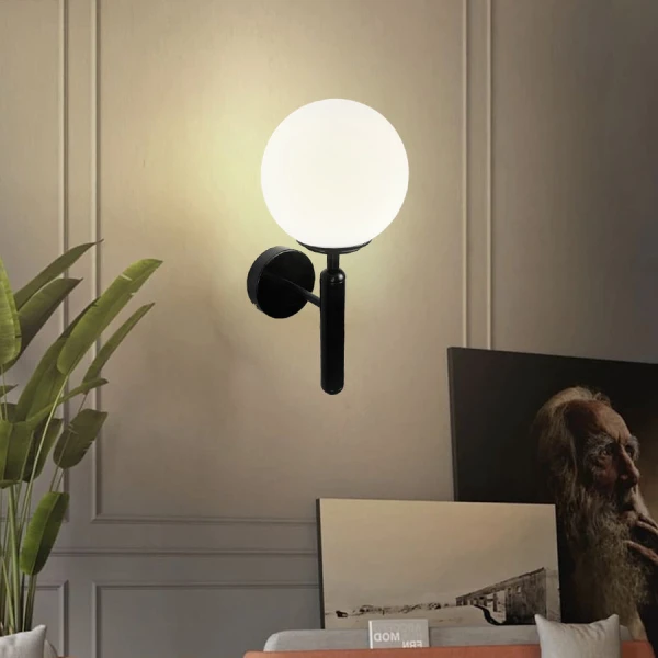 Настінний світильник (бра) Line.F A 345 E27 чорний 4140_7508 - Фото 4