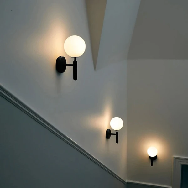 Настінний світильник (бра) Line.F A 345 E27 чорний 4140_7508 - Фото 1