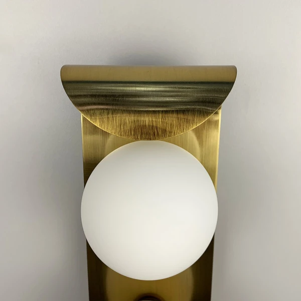 Настінний світильник (бра) Line.F WB 17/2 G9 латунний 3214_6463 - Фото 7