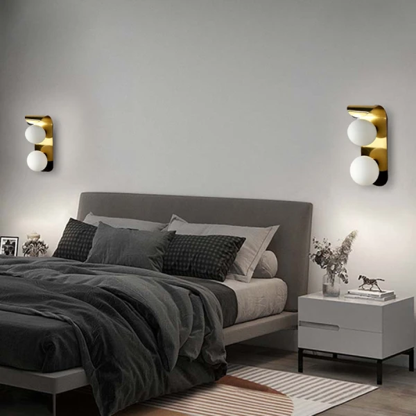 Настінний світильник (бра) Line.F WB 17/2 G9 латунний 3214_6463 - Фото 4