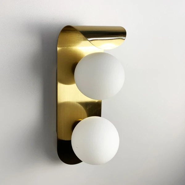 Настінний світильник (бра) Line.F WB 17/2 G9 латунний 3214_6463 - Фото 2