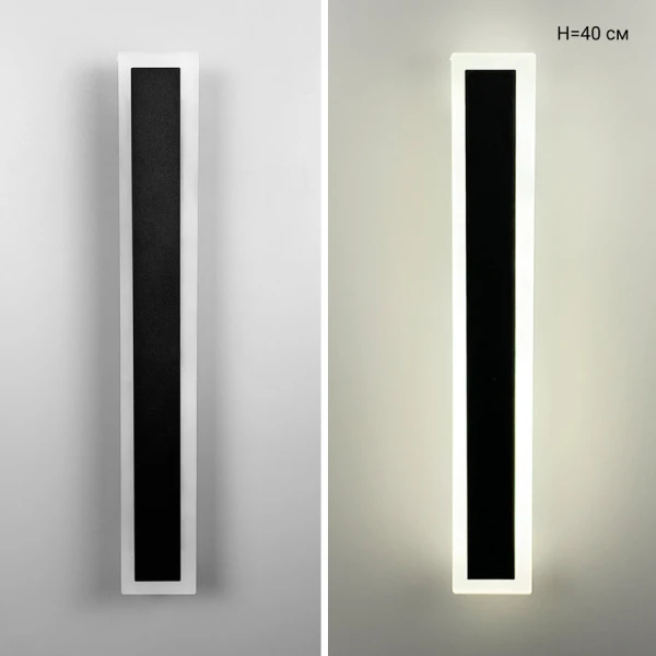 Лінійне бра Line.F 18Вт 4000K чорний 3219_6473 - Фото 5