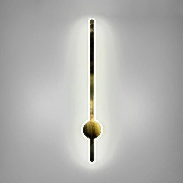 Бра лінійне Line.F WJ 020 19Вт 4000K латунний 3919_7282 - Фото 7