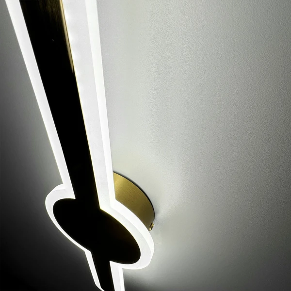 Бра лінійне Line.F WJ 020 19Вт 4000K латунний 3919_7282 - Фото 2