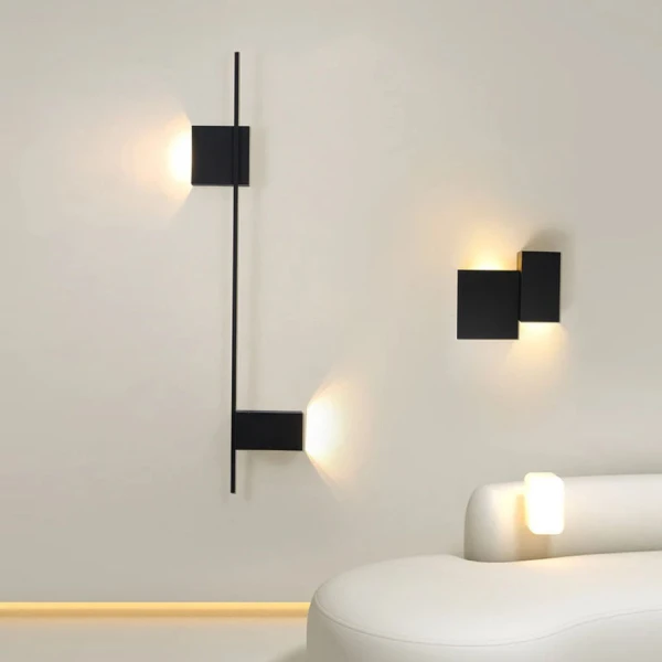 Настінний світильник (бра) Line.F WJ 021 8Вт 4000K чорний 4282_7650 - Фото 1