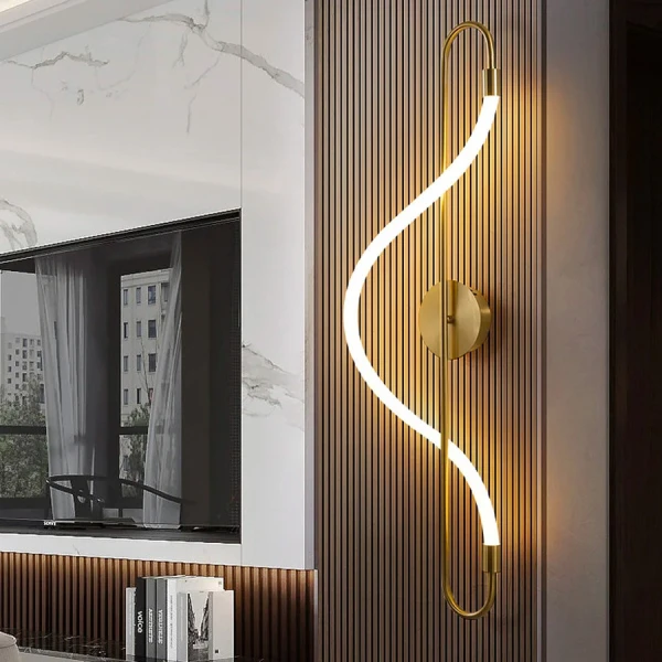 Настінний світильник (бра) Line.F JU 22 AB 14Вт 3500K латунний 2592_5670 - Фото 4