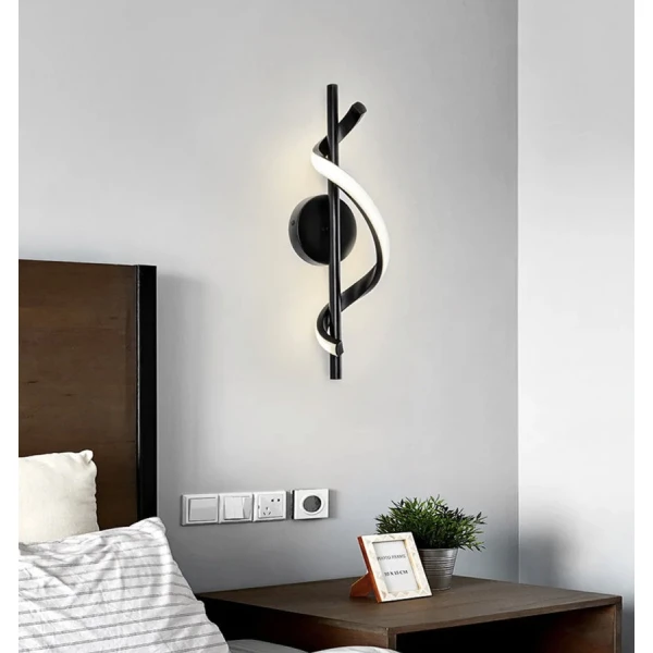 Настінний світильник (бра) Line.F SG 7/1 7Вт 4000K чорний 1679_2513 - Фото 1