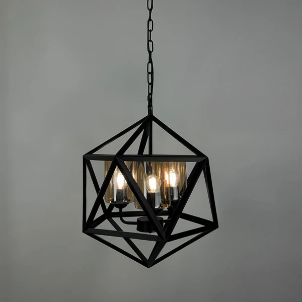 Підвісна люстра Line.F E27 чорний 2356_3786 - Фото 6