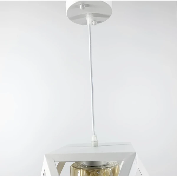 Підвісний світильник Line.F 12172 E27 білий 1342_2095 - Фото 9