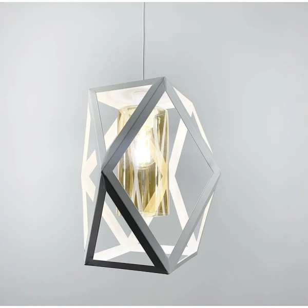 Підвісний світильник Line.F 12172 E27 білий 1342_2095 - Фото 8