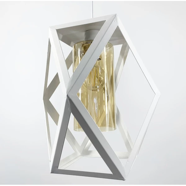 Підвісний світильник Line.F 12172 E27 білий 1342_2095 - Фото 7