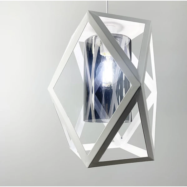 Підвісний світильник Line.F 12172 E27 білий 1342_2095 - Фото 4