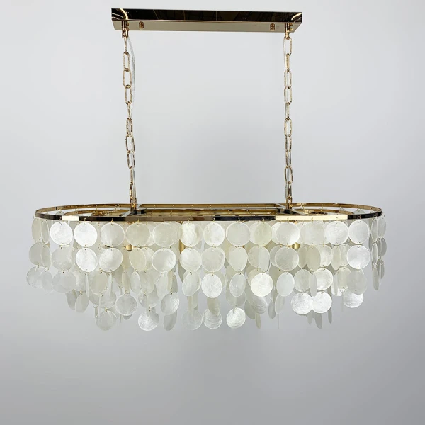 Люстра класична Line.F 1537 GD E14 золотий 3202_6447 - Фото 6