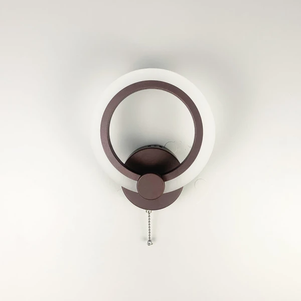 Настінний світильник (бра) Line.F 2374 CF 4Вт 3000–4500–6000K коричневий 1792_2722 - Фото 4