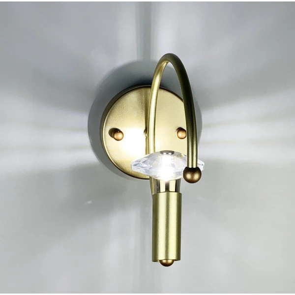 Настінний світильник (бра) Line.F 5008 E14 бронзовий 1167_1829 - Фото 5