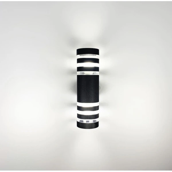 Фасадний світильник Line.F 8021 E27 чорний 1623_2461 - Фото 3