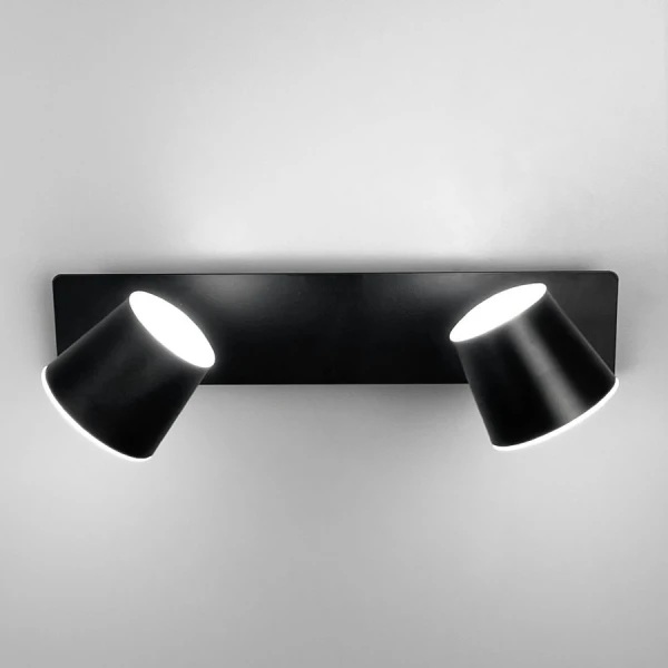 Бра спрямованого світла Line.F 8243/2 11Вт 4000K чорний 3868_7226 - Фото 1