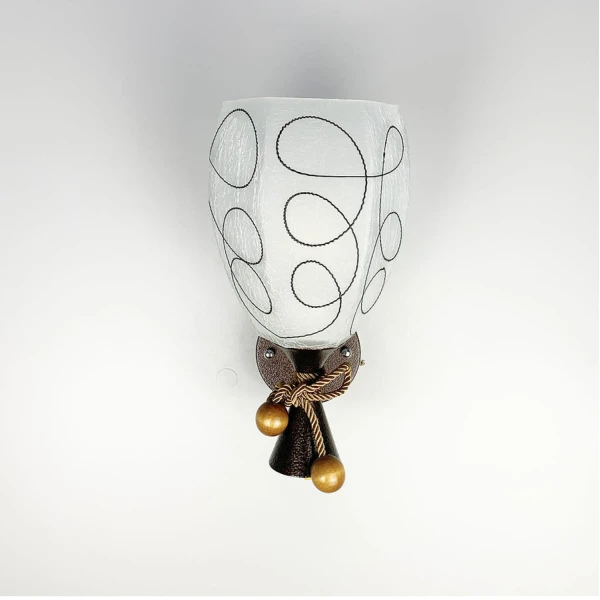 Настінний світильник (бра) Line.F E27 коричневий 1397_2149 - Фото 2