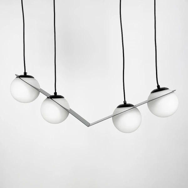 Сучасна люстра Line.F 921 E27 чорний 3943_7306 - Фото 6