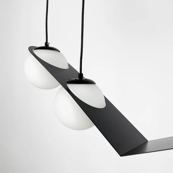 Сучасна люстра Line.F 921 E27 чорний 3943_7306 - Фото 4