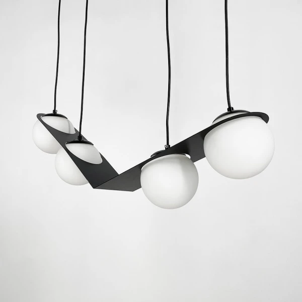 Сучасна люстра Line.F 921 E27 чорний 3943_7306 - Фото 2