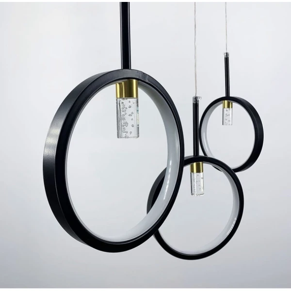 Сучасна люстра Line.F GU10;16Вт 4000K чорний 981_1471 - Фото 7