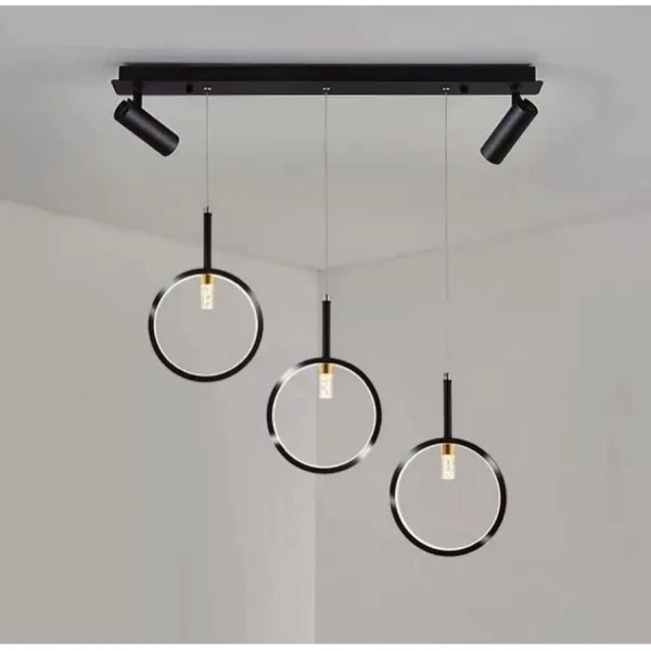 Сучасна люстра Line.F GU10;16Вт 4000K чорний 981_1471 - Фото 3