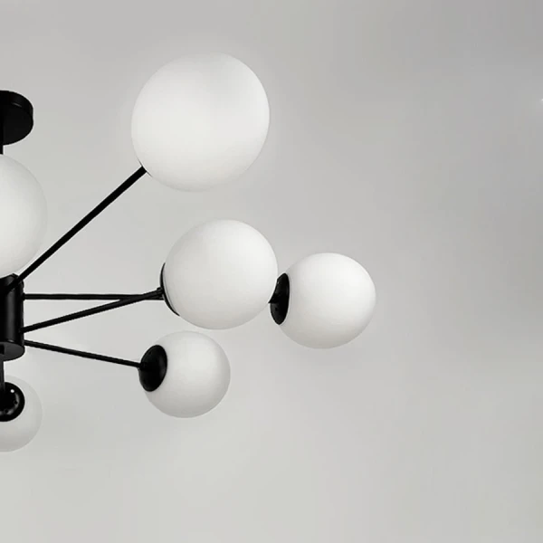 Сучасна люстра Line.F CD 111 BK E27 чорний 3570_6889 - Фото 3