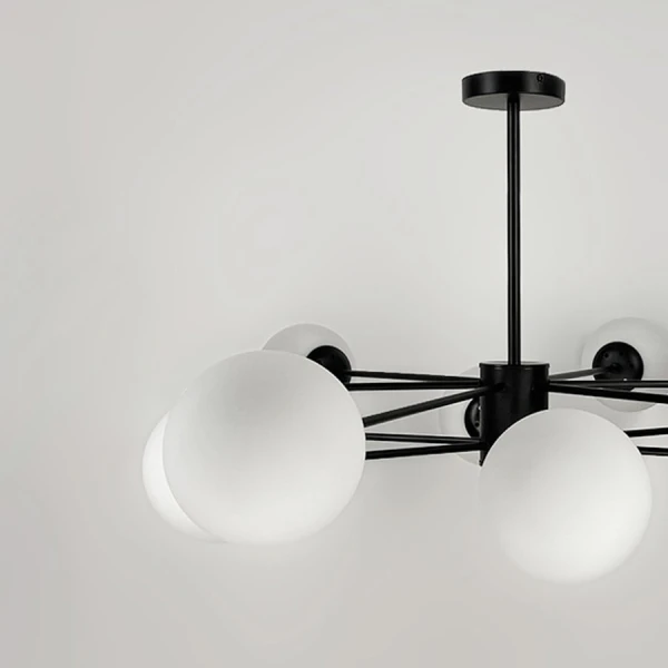 Сучасна люстра Line.F CD 111 BK E27 чорний 3570_6889 - Фото 2
